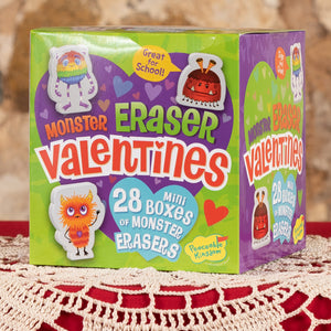 Monster Eraser Valentine Boxes