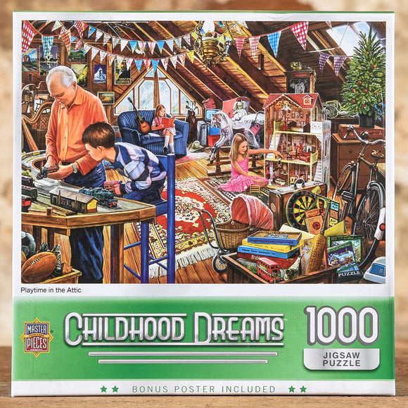 Playtime in the Attic - 1000 Piece Puzzle