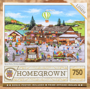 Sunny Farms - 750 Piece Puzzle
