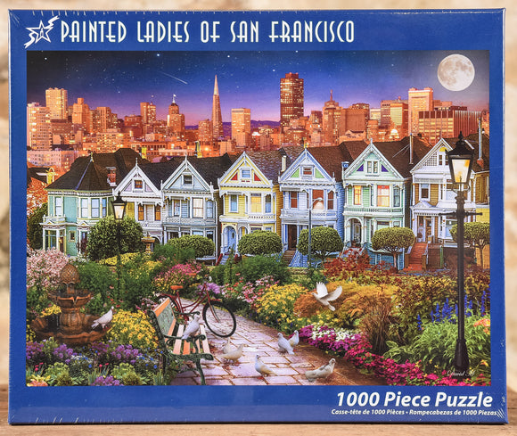 Painted Ladies of San Francisco - 1000 Piece Puzzle