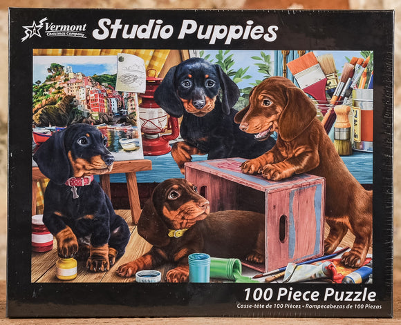 Studio Puppies - 100 Piece Puzzle