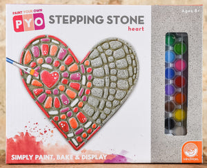 Paint Your Own - Stepping Stone Heart