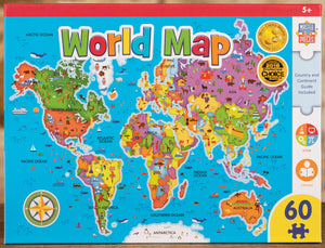 World Map 60 Piece Puzzle