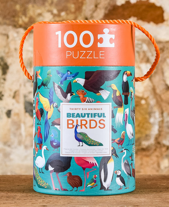 Thirty Six Animals 100 Piece Puzzle - Beautiful Birds