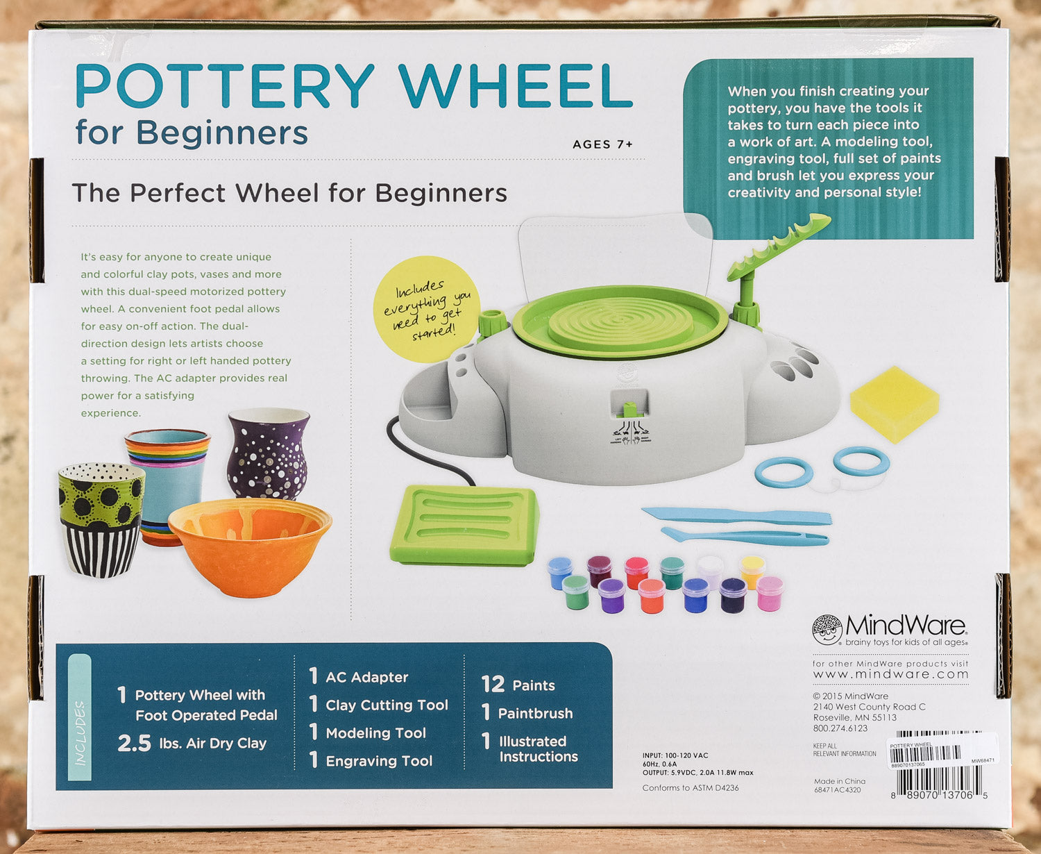Pottery Wheel by Mindware - Kidstop toys and books