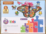 Garden Gathering - 100 Piece Butterfly Shaped Puzzle
