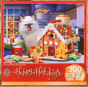 Christmas Cookies - 300 Piece Puzzle Easy Grip