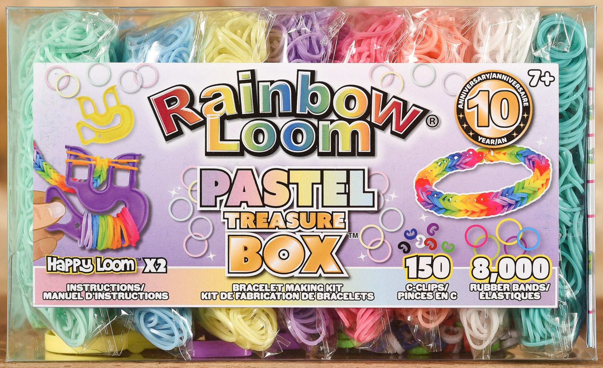 Rainbow Loom Pastel Treasure Box