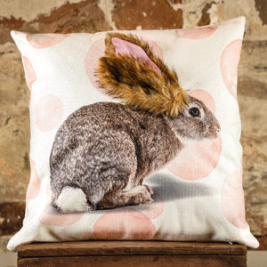 Pillow - Faux Fur Bunny