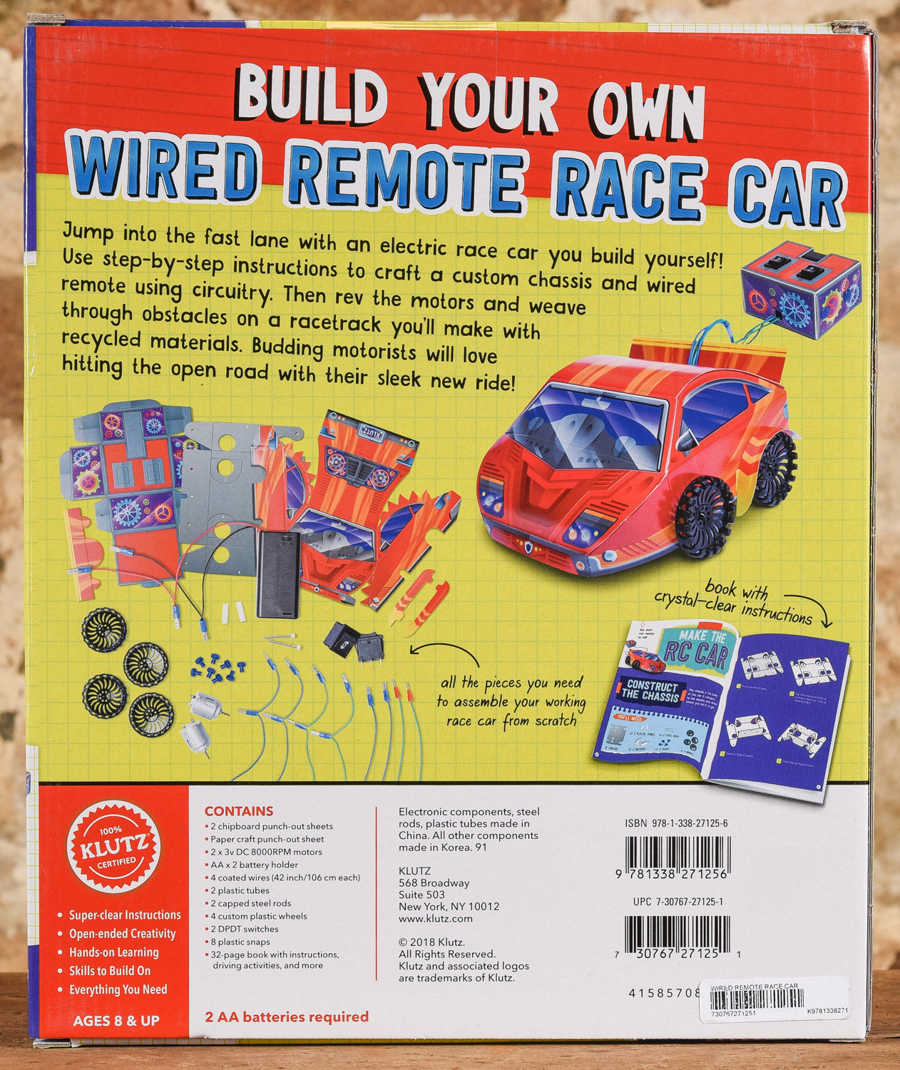 Klutz　–　Foothill　Wired　Remote　Mercantile　Maker　Race　Car　Lab