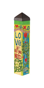 Art Pole From Studio M  - Love is All You Need 20"