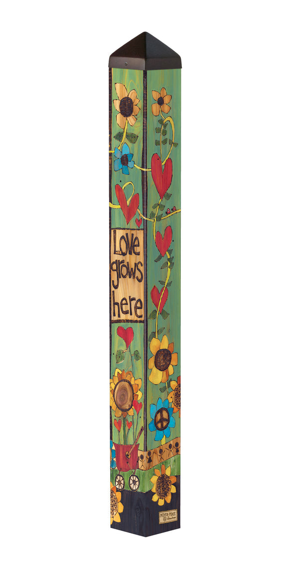 Art Pole From Studio M  - Where Love Grows 40