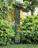 Art Pole From Studio M  - Earth Laughs in Flowers 40"