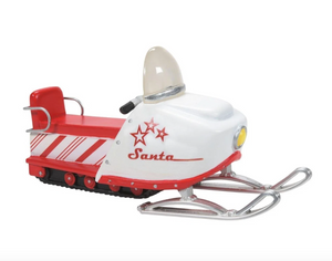 Candy Cane Snowmobile