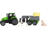 Stablemates - Breyer Farms Collection: Tractor and Tag-A-Long Wagon