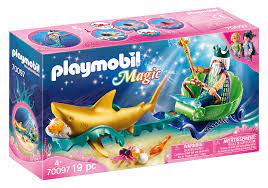 Playmobil - King of the Sea with Shark Carriage