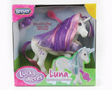 Lucky Acres - Luna, Magical Color Change Bath Unicorn