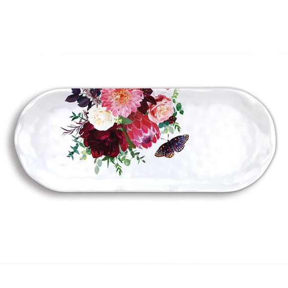 Sweet Floral Melody - Melamine Accent Tray