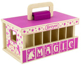 Stablemates - Unicorn Magic Wooden Carry Stable
